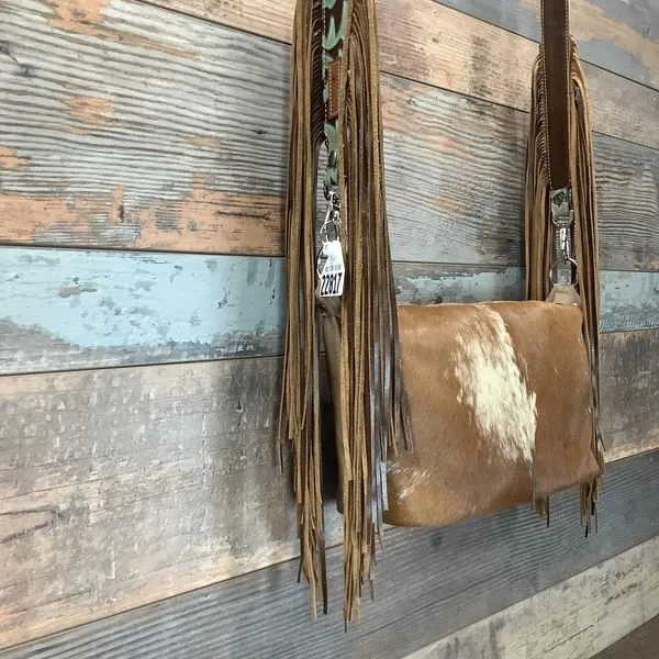 Western Mini Leather Fringe Strap 48" #22817