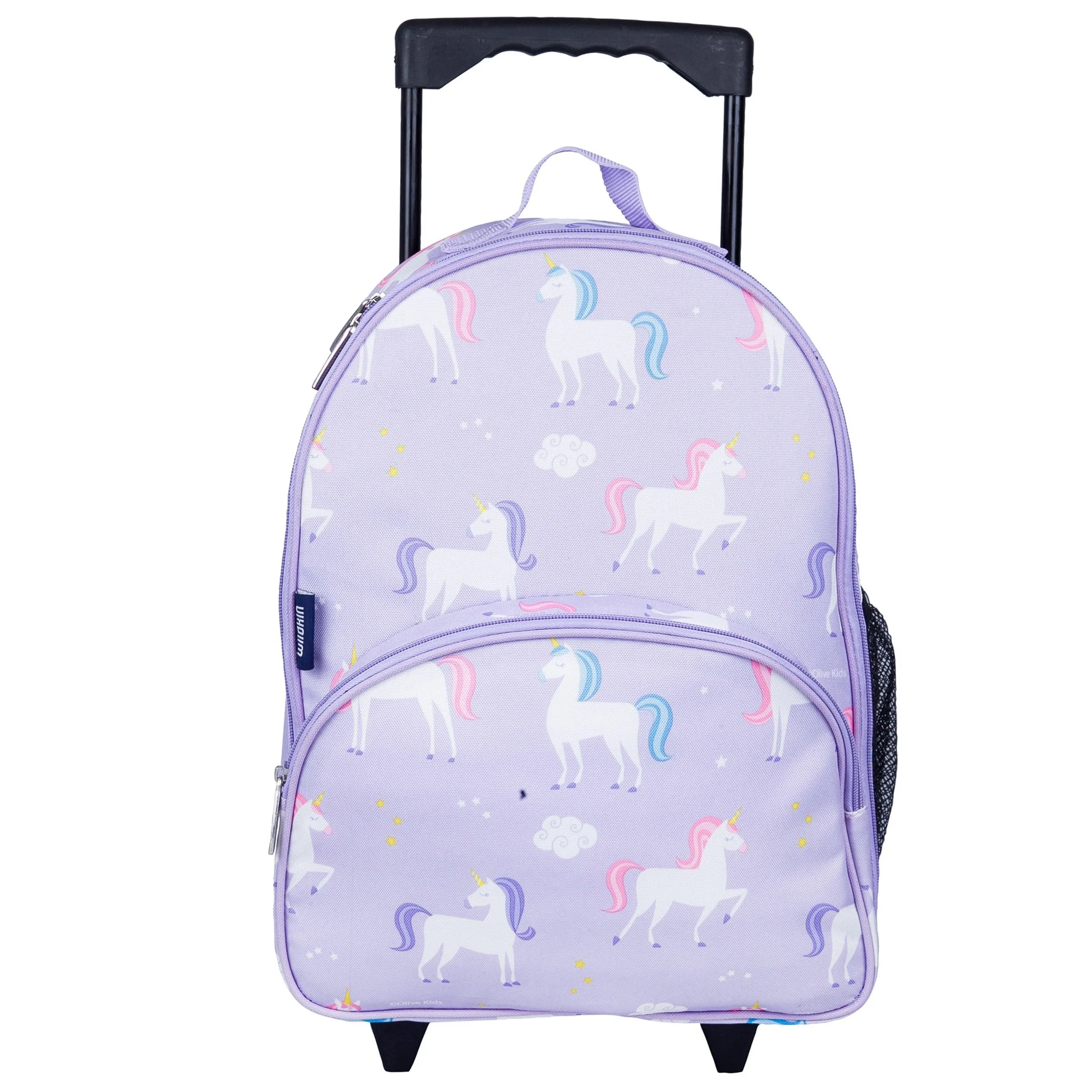 Wildkin Olive Kids Unicorn Rolling Luggage Trolley School Bag