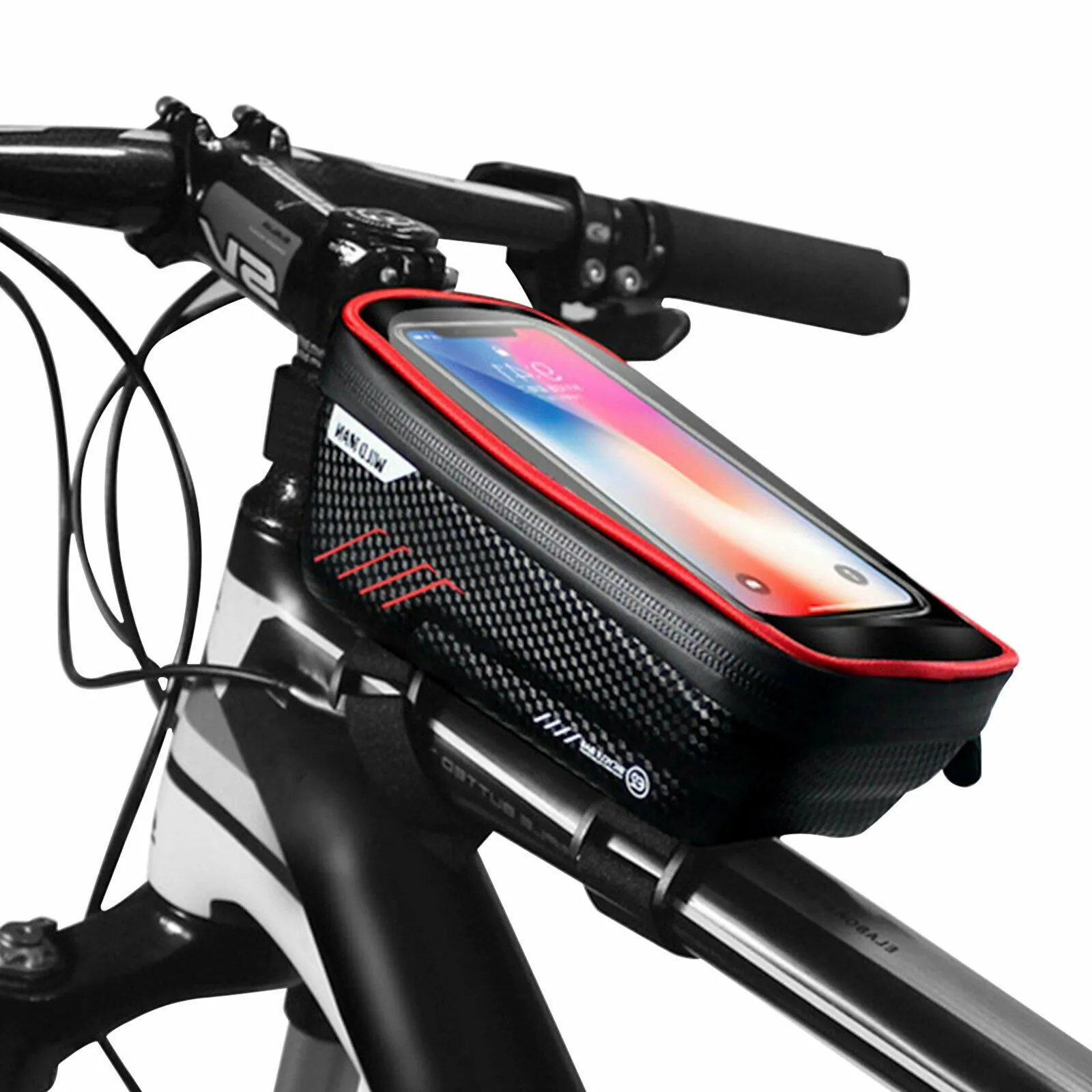 WildWheelZ™ Waterproof Bike Cell Phone Case Bag Holder | Motorcyle Cycling Handlebar Mount