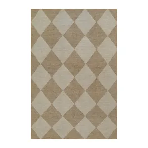 Willa Beige Harlequin Rug