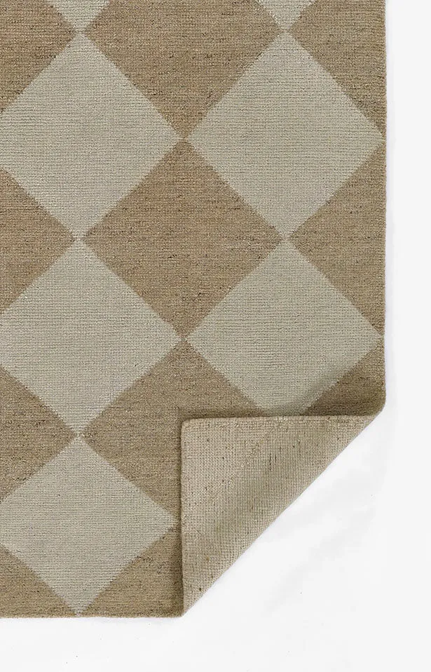 Willa Beige Harlequin Rug