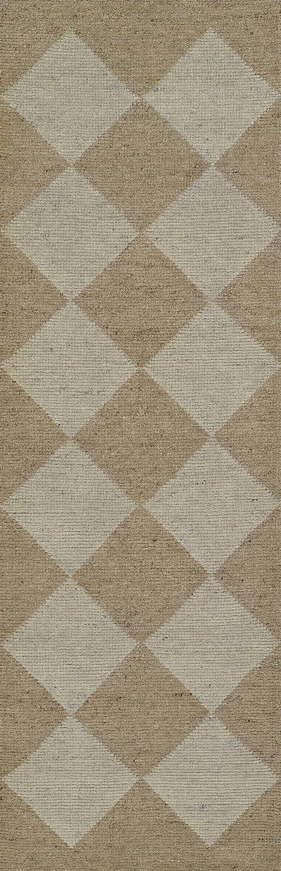 Willa Beige Harlequin Rug