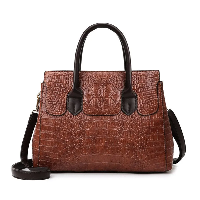 Women's High Quality Leather Vintage Shoulder Handbag