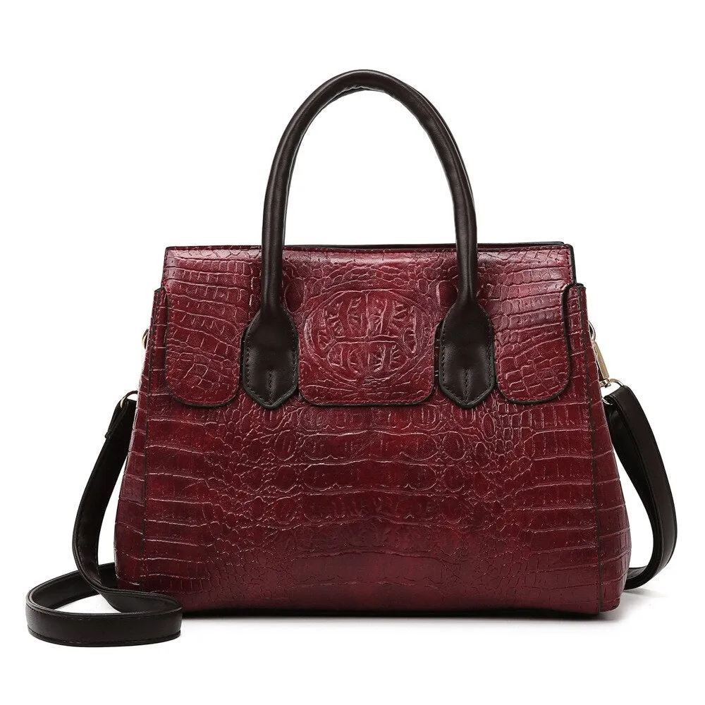 Women's High Quality Leather Vintage Shoulder Handbag